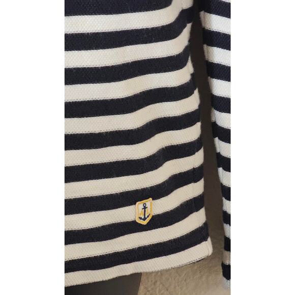 Armor Lux XSmall Blue and White Striped Long Sleeve Top - Picture 5 of 7
